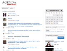 Tablet Screenshot of agenda-etudiants.com